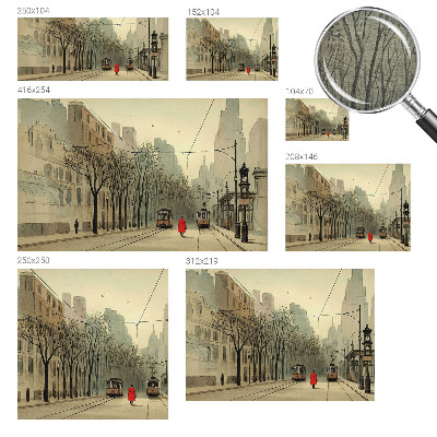 Muur behang Stedelijke symmetrie