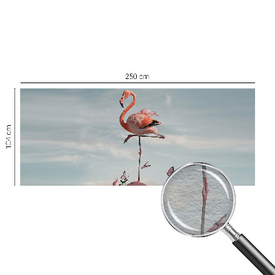 Fotobehang Elegante flamingo