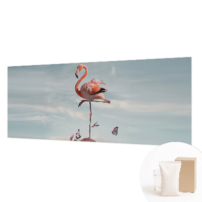 Fotobehang Elegante flamingo
