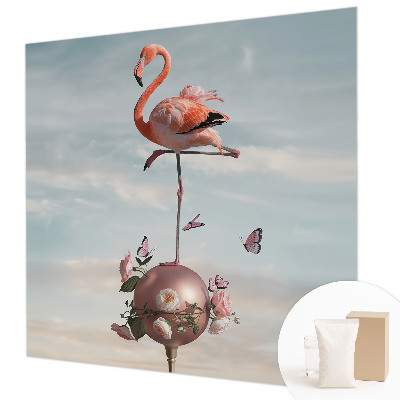 Fotobehang Elegante flamingo