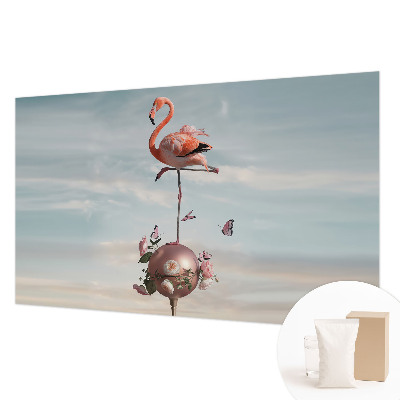 Fotobehang Elegante flamingo