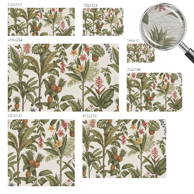 Behang met print Exotische natuur