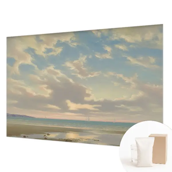Fotobehang op maat met een rustig kustlandschap