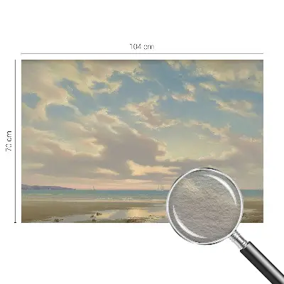 Fotobehang op maat met een rustig kustlandschap