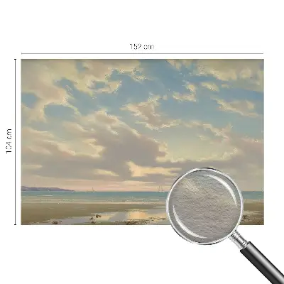 Fotobehang op maat met een rustig kustlandschap
