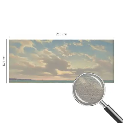 Fotobehang op maat met een rustig kustlandschap