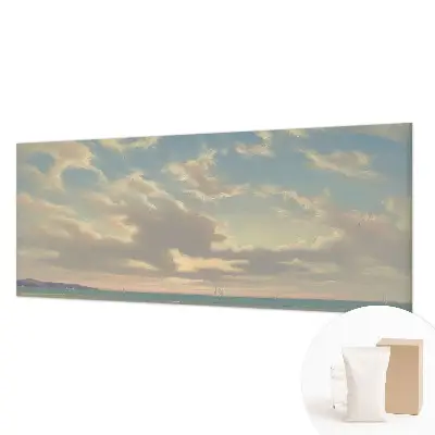 Fotobehang op maat met een rustig kustlandschap