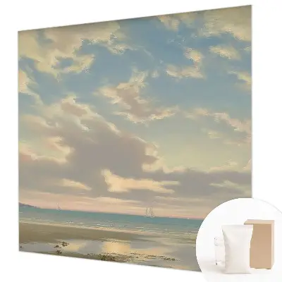 Fotobehang op maat met een rustig kustlandschap