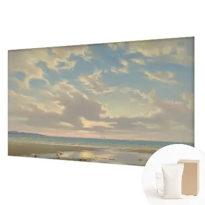Fotobehang op maat met een rustig kustlandschap
