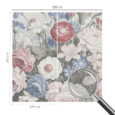 Fotobehang naadloos Kleurrijk boeket