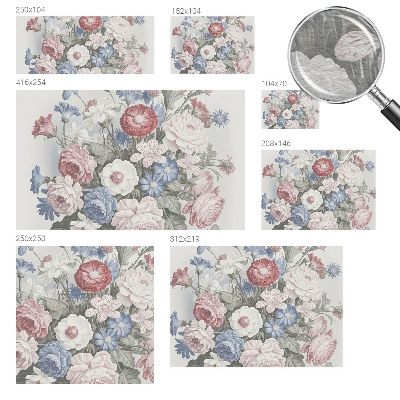 Fotobehang naadloos Kleurrijk boeket