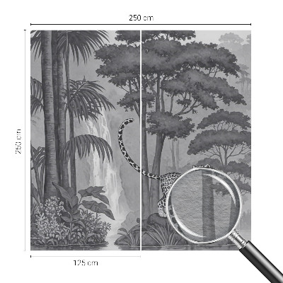 Naadloos fotobehang Tropische jungle