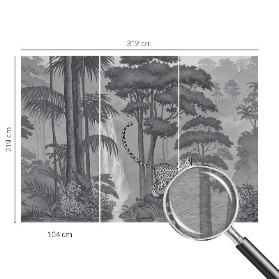 Naadloos fotobehang Tropische jungle