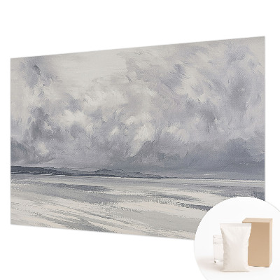 Fotobehang woonkamer Een storm aan de horizon
