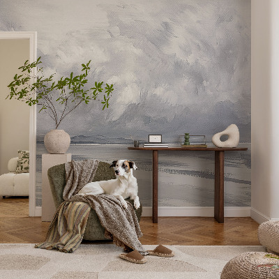Fotobehang woonkamer Een storm aan de horizon
