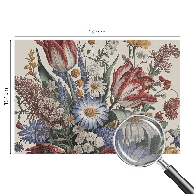 Fotobehang voor slaapkamer Bloemenboeket