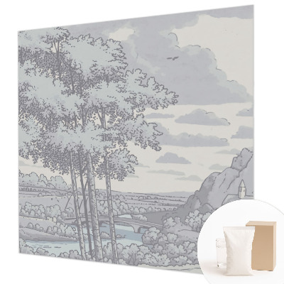 Fotobehang voor de woonkamer Sprookjesachtig landschap