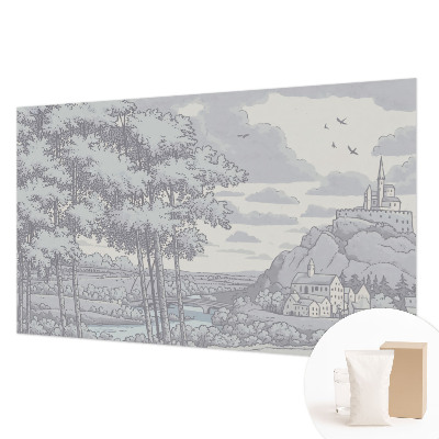Fotobehang voor de woonkamer Sprookjesachtig landschap