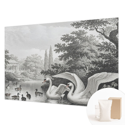 Modern fotobehang voor de woonkamer De elegantie van de natuur