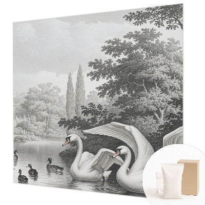 Modern fotobehang voor de woonkamer De elegantie van de natuur