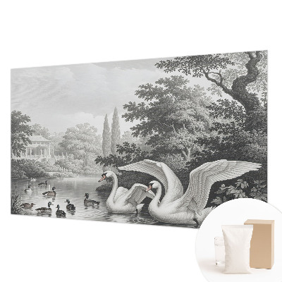 Modern fotobehang voor de woonkamer De elegantie van de natuur