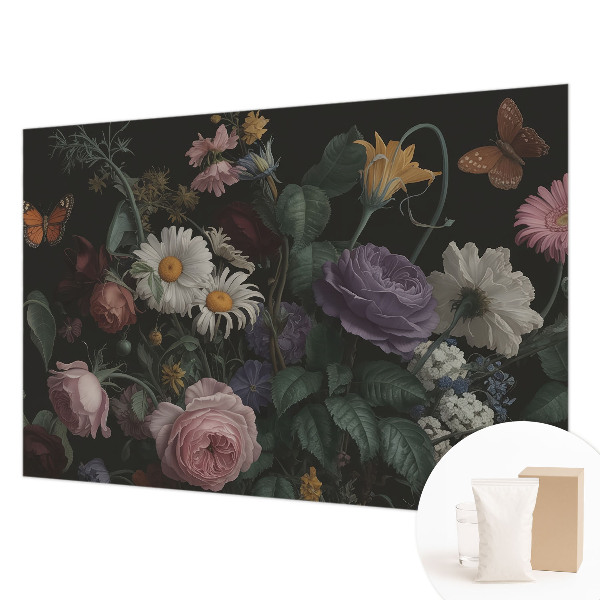 Hoogwaardig fotobehang met een bloemig elegant motief