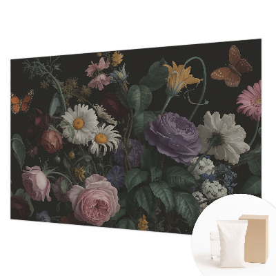 Hoogwaardig fotobehang met een bloemig elegant motief