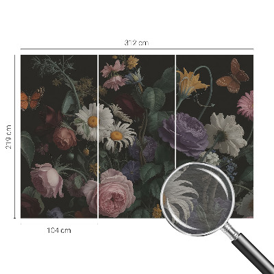 Hoogwaardig fotobehang Bloemige elegantie