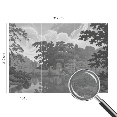 Kwalitatief fotobehang met een natuurlijk landschap