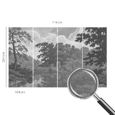 Kwalitatief fotobehang met een natuurlijk landschap