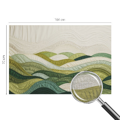 Uniek fotobehang Stoffenheuvels