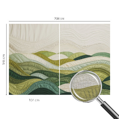 Uniek fotobehang Stoffenheuvels