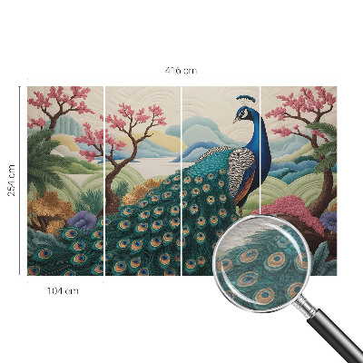 Vliesbehang fotobehang Exotische schoonheid