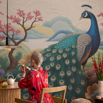 Vliesbehang fotobehang Exotische schoonheid