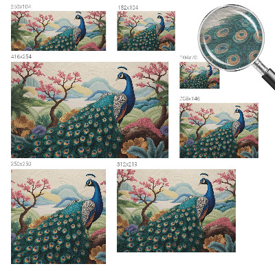 Vliesbehang fotobehang Exotische schoonheid