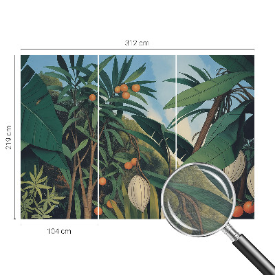 Vliesbehang fotobehang woonkamer Tropische jungle