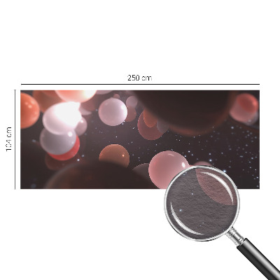 Fotobehang vliesbehang Ruimteballen