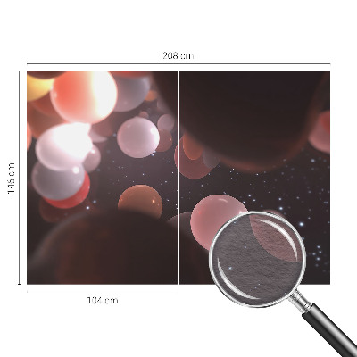 Fotobehang vliesbehang Ruimteballen