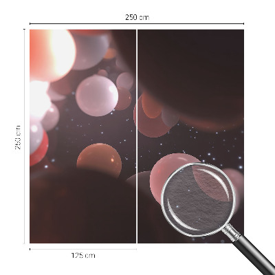 Fotobehang vliesbehang Ruimteballen