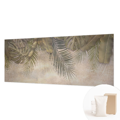 Behang met print Tropische bladeren