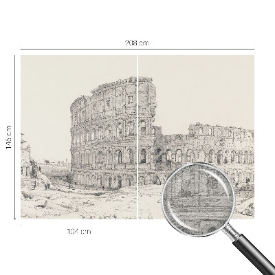 Foto behang op maat Oude ruïnes