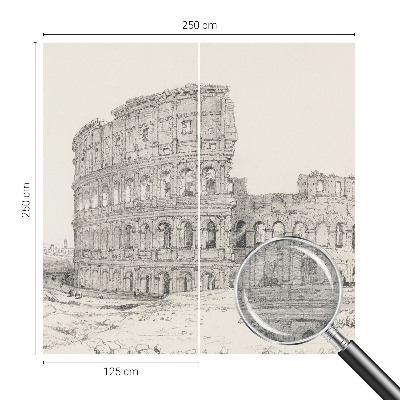 Foto behang op maat Oude ruïnes