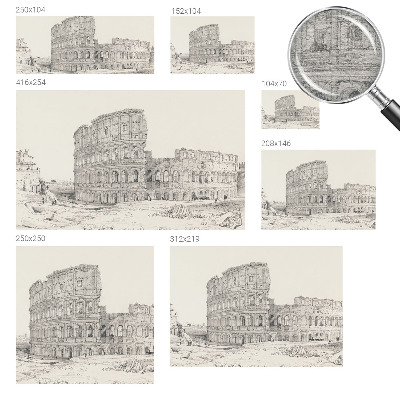 Foto behang op maat Oude ruïnes