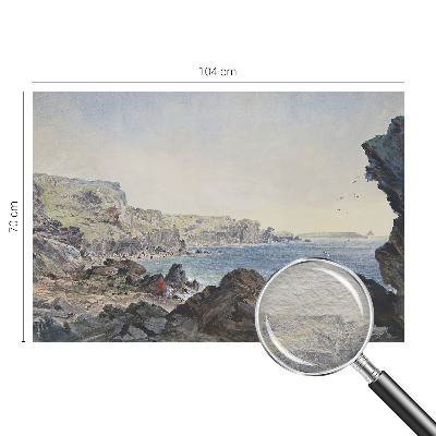 Fotobehang naadloos Een rustige kust