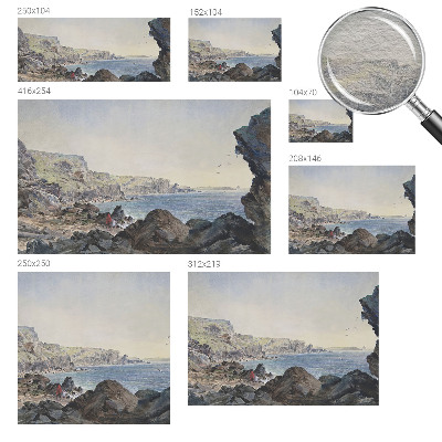Fotobehang naadloos Een rustige kust