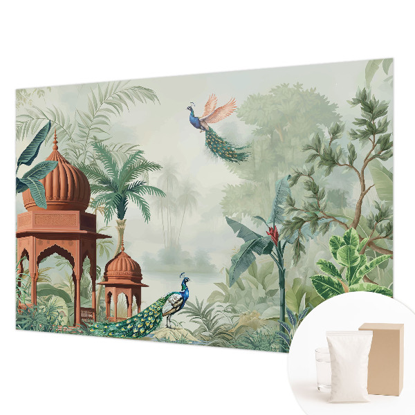 Naadloos fotobehang Pauwentuinen