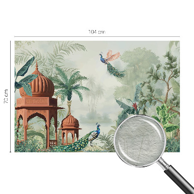 Naadloos fotobehang Pauwentuinen