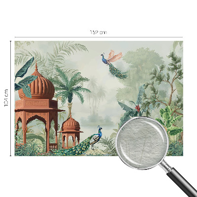 Naadloos fotobehang Pauwentuinen