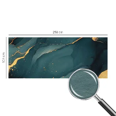 Fotobehang voor de slaapkamer met een donkerblauwe abstracte print