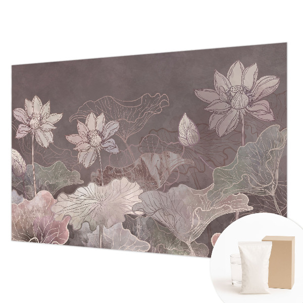 Fotobehang voor de woonkamer Vreedzame plantkunde